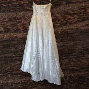 Lulus Strapless White Gown M